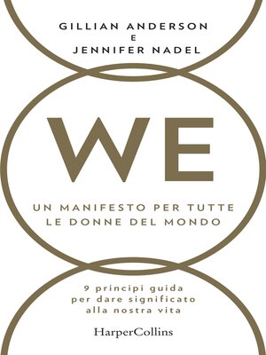 cover image of WE--Un manifesto per tutte le donne del mondo